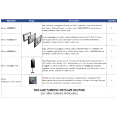 Dahua TMAC bundle two lane speedgate