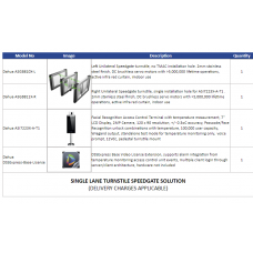 Dahua TMAC bundle single lane speedgate